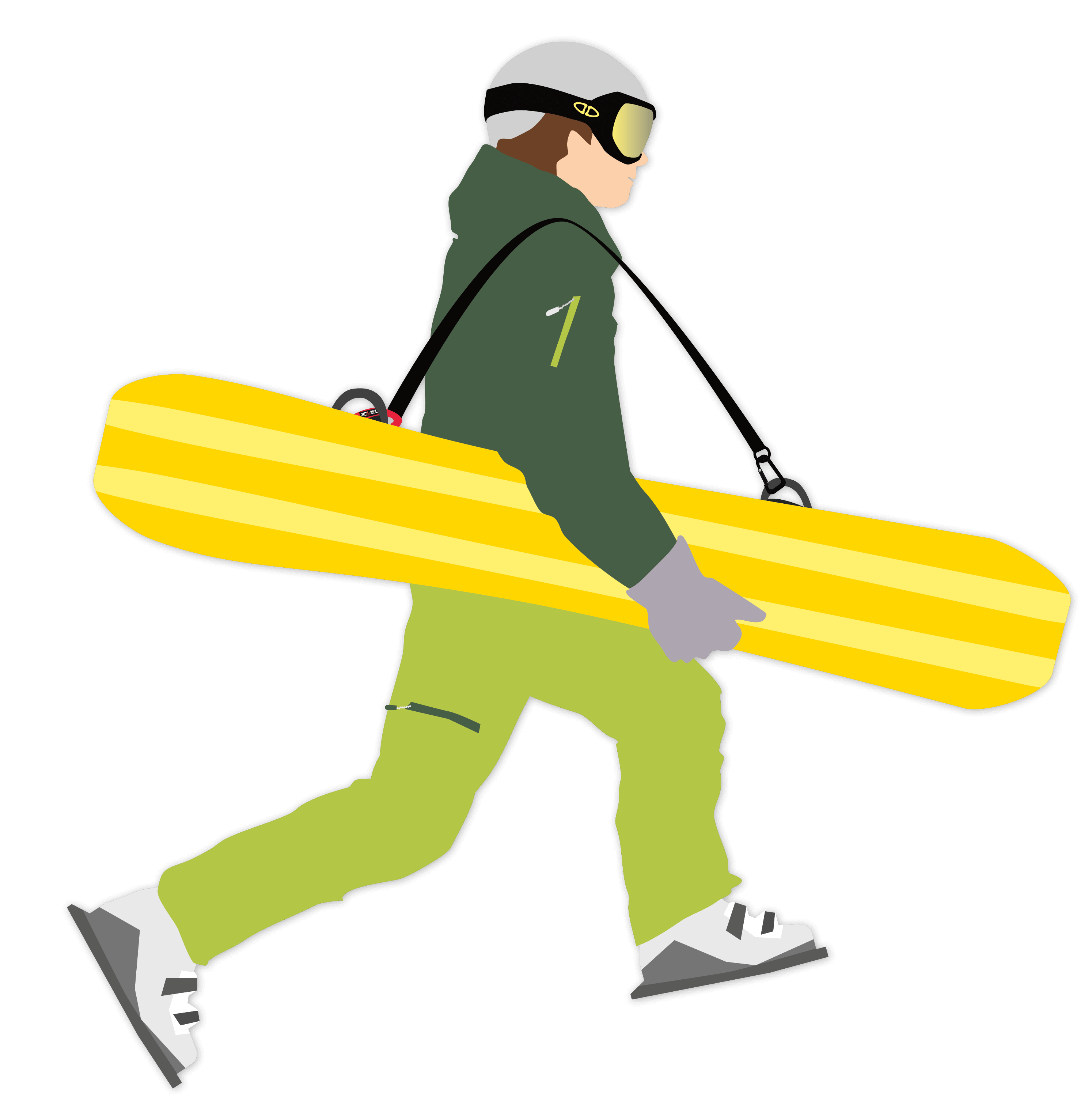 Ski-Bird Snowboarder
